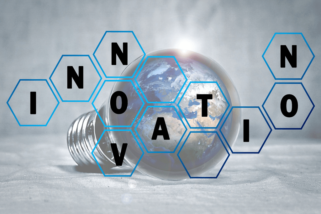 Lettres formant le mot Innovation